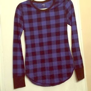 Old Navy check thermal long sleeve tee.  Like new